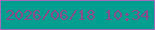文字の大きさ：5、枠の色：a06bbd、背景の色：009e8e、文字の色：884a8c 無料ブログパーツのブログ時計