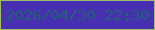 文字の大きさ：4、枠の色：a0bc6c、背景の色：482fb2、文字の色：206074 無料ブログパーツのブログ時計