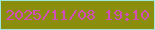 文字の大きさ：4、枠の色：a0e8db、背景の色：8b8e0c、文字の色：d24fb8 無料ブログパーツのブログ時計