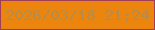 文字の大きさ：5、枠の色：a13e56、背景の色：ec850e、文字の色：b68c4d 無料ブログパーツのブログ時計