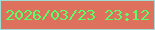 文字の大きさ：4、枠の色：a1dcd5、背景の色：dd715d、文字の色：5aff68 無料ブログパーツのブログ時計