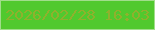 文字の大きさ：1、枠の色：a1dd8b、背景の色：51c92e、文字の色：8fb12d 無料ブログパーツのブログ時計