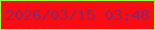 文字の大きさ：4、枠の色：a1fc46、背景の色：fa0c12、文字の色：8a2667 無料ブログパーツのブログ時計