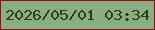 文字の大きさ：2、枠の色：a20912、背景の色：88af83、文字の色：323e0a 無料ブログパーツのブログ時計