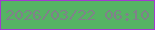 文字の大きさ：1、枠の色：a23acf、背景の色：56b364、文字の色：80818a 無料ブログパーツのブログ時計
