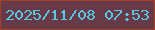 文字の大きさ：2、枠の色：a23f29、背景の色：683946、文字の色：57c9e5 無料ブログパーツのブログ時計