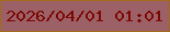 文字の大きさ：3、枠の色：a2681b、背景の色：9c6166、文字の色：7d0704 無料ブログパーツのブログ時計