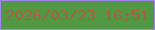 文字の大きさ：4、枠の色：a284f0、背景の色：529743、文字の色：a86243 無料ブログパーツのブログ時計