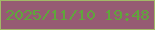 文字の大きさ：2、枠の色：a2b967、背景の色：965b73、文字の色：60a63c 無料ブログパーツのブログ時計