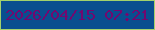 文字の大きさ：1、枠の色：a2d16c、背景の色：094e8f、文字の色：72086f 無料ブログパーツのブログ時計