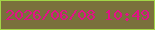 文字の大きさ：1、枠の色：a2d547、背景の色：7a703c、文字の色：e21287 無料ブログパーツのブログ時計