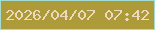 文字の大きさ：2、枠の色：a2dcd3、背景の色：ad9b39、文字の色：edd9bb 無料ブログパーツのブログ時計