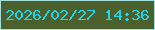 文字の大きさ：2、枠の色：a2dfdd、背景の色：4c602d、文字の色：21d5ea 無料ブログパーツのブログ時計