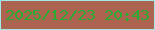 文字の大きさ：4、枠の色：a2eae9、背景の色：ac6350、文字の色：2aaa2e 無料ブログパーツのブログ時計