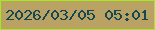 文字の大きさ：4、枠の色：a2eb1b、背景の色：baa265、文字の色：134752 無料ブログパーツのブログ時計