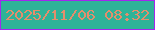 文字の大きさ：1、枠の色：a327ee、背景の色：2fb398、文字の色：e48e6c 無料ブログパーツのブログ時計