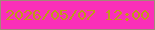文字の大きさ：3、枠の色：a38879、背景の色：fb2fb9、文字の色：c09919 無料ブログパーツのブログ時計