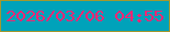 文字の大きさ：2、枠の色：a3982f、背景の色：00a2ba、文字の色：f12674 無料ブログパーツのブログ時計