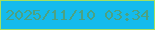 文字の大きさ：1、枠の色：a3e060、背景の色：14bbec、文字の色：4ca282 無料ブログパーツのブログ時計
