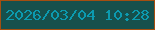 文字の大きさ：4、枠の色：a44e10、背景の色：16504c、文字の色：0c9aaf 無料ブログパーツのブログ時計