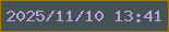 文字の大きさ：5、枠の色：a47a04、背景の色：465356、文字の色：bea0e1 無料ブログパーツのブログ時計