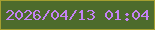 文字の大きさ：5、枠の色：a49f30、背景の色：4d6b2c、文字の色：c482f5 無料ブログパーツのブログ時計