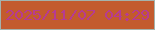 文字の大きさ：3、枠の色：a4b3ac、背景の色：c35b2e、文字の色：b63b92 無料ブログパーツのブログ時計