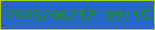文字の大きさ：2、枠の色：a4ca19、背景の色：2668c1、文字の色：229115 無料ブログパーツのブログ時計