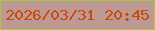 文字の大きさ：3、枠の色：a4ca41、背景の色：be9993、文字の色：ca4b09 無料ブログパーツのブログ時計