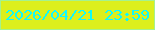 文字の大きさ：3、枠の色：a4f28e、背景の色：dcef1d、文字の色：11f9fa 無料ブログパーツのブログ時計