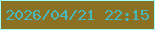 文字の大きさ：3、枠の色：a4fff8、背景の色：8a7123、文字の色：47b9bd 無料ブログパーツのブログ時計