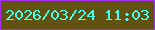 文字の大きさ：1、枠の色：a52def、背景の色：625212、文字の色：47ffea 無料ブログパーツのブログ時計