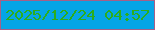 文字の大きさ：1、枠の色：a56088、背景の色：05a5e6、文字の色：2cad1d 無料ブログパーツのブログ時計