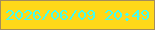 文字の大きさ：4、枠の色：a58c5b、背景の色：ffd819、文字の色：42fdf3 無料ブログパーツのブログ時計