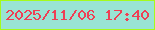 文字の大きさ：3、枠の色：a5fb1b、背景の色：99e4d4、文字の色：ef3f54 無料ブログパーツのブログ時計