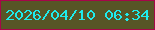 文字の大きさ：1、枠の色：a60649、背景の色：575526、文字の色：1eecec 無料ブログパーツのブログ時計