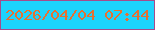 文字の大きさ：2、枠の色：a64c8b、背景の色：1dd4fc、文字の色：e57132 無料ブログパーツのブログ時計