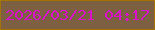 文字の大きさ：4、枠の色：a67201、背景の色：7d5f42、文字の色：d714ca 無料ブログパーツのブログ時計