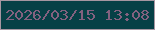 文字の大きさ：4、枠の色：a696a1、背景の色：064046、文字の色：83617f 無料ブログパーツのブログ時計