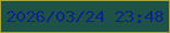 文字の大きさ：1、枠の色：a6a441、背景の色：1f5246、文字の色：0d248d 無料ブログパーツのブログ時計