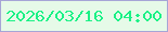 文字の大きさ：5、枠の色：a6a5d6、背景の色：e6fae8、文字の色：1bf186 無料ブログパーツのブログ時計