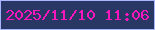 文字の大きさ：2、枠の色：a6b5fe、背景の色：283763、文字の色：f717bd 無料ブログパーツのブログ時計