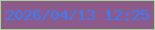 文字の大きさ：1、枠の色：a6d693、背景の色：8c5b8c、文字の色：357fff 無料ブログパーツのブログ時計