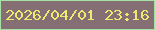 文字の大きさ：1、枠の色：a6e1a4、背景の色：866f74、文字の色：e9ec70 無料ブログパーツのブログ時計