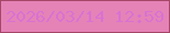 文字の大きさ：3、枠の色：a74768、背景の色：e583b7、文字の色：d872d2 無料ブログパーツのブログ時計