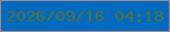 文字の大きさ：4、枠の色：a7878c、背景の色：006bbe、文字の色：546f44 無料ブログパーツのブログ時計