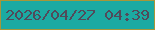 文字の大きさ：4、枠の色：a79638、背景の色：1baaa2、文字の色：514a5a 無料ブログパーツのブログ時計
