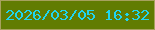 文字の大きさ：1、枠の色：a7a15e、背景の色：617c02、文字の色：1fd5f0 無料ブログパーツのブログ時計