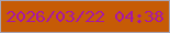 文字の大きさ：3、枠の色：a7a5b7、背景の色：c65b06、文字の色：a817a5 無料ブログパーツのブログ時計