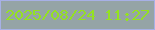文字の大きさ：1、枠の色：a7b0e6、背景の色：95a4a6、文字の色：94e122 無料ブログパーツのブログ時計